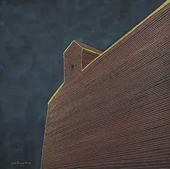 Steve Burger, Elevator, 2003, mixed media on paper