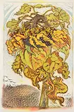 Richard Calver, Sunflower II #15/25, colour lino block on paper