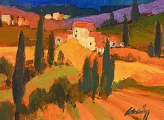 Philip Craig, Untitled - Tuscan Sketch, oil on canvas