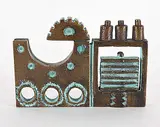 Jean-Guy Dallaire, Untitled - Mechanical Study No. LIX, 1984, bronze sculpture