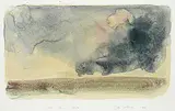 Peter Deacon, Prairie Storm - Alberta, 1985, watercolour on paper