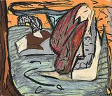 Mark Douglas Dicey, Ridge, 1989, pastel on paper