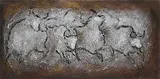 Marcelle Dube, Untitled - Buffalo, mixed media on paper