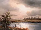 Jonn Einerssen, Under Umber Skies, oil on canvas