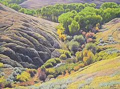 Dean R. Francis, Luxurious Contours, oil on canvas