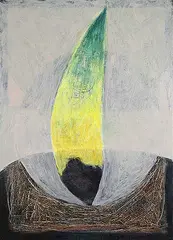 Helena Hadala, Crucible, 1993, acrylic on canvas