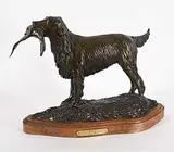 Steve Hoar, Retriever #14/20, bronze sculpture