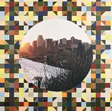 Cory Hopfner, Untitled - Patchwork Calgary View, 1994, mixed media on canvas