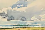 Robert Newton Hurley, Untitled - Big Clouds