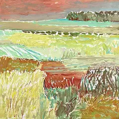 Lynn Malin, Highway 22 #4, 2002, oil on paper