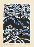 Dora Helen Mackie, As Winter Comes #10/20, colour wood block on paper