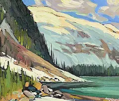 Mario Mauro, South West of Banff, 1980, oil on canvas board