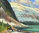 Mario Mauro, South West of Banff, 1980, oil on canvas board