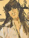 Robert F.M. McInnis, Model in a White Blouse, 1986, oil on canvas
