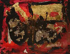 Edward Michell, Universal Reflection, mixed media on wood board