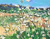 Rebecca Perehudoff, Lockport Field, 1998, acrylic on canvas