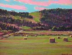 Stan Phelps, South of Bragg Creek, 2021, acrylic on canvas