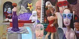 Igor Postash, Life is the Theatre, then, Who is a Director?, 2003, acrylic on canvas