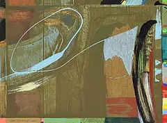 Don Reichert, Oasis, 2001, acrylic on paper
