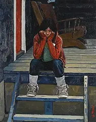 Graeme Shaw, When There is Nothing To Do, oil on canvas