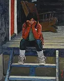 Graeme Shaw, When There is Nothing To Do, oil on canvas