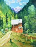 Keith Thomson, B.C. Living, oil on canvas