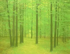 Keith Thomson, A Calm Walk, oil on canvas