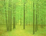 Keith Thomson, A Calm Walk, oil on canvas