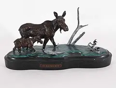 Don Toney, The Beautiful Wild #1/35, 2012, bronze sculpture