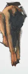 Beverly Tosh, Reaching for the Moon, oil on paper