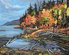Sandy Troudt, High and Dry, oil on canvas