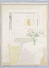 Robert Young, Drawing for View With, 2004, watercolour and graphite on paper