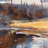 Diana Rae Zasadny, Bowmont Park, acrylic on canvas