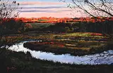 Jennifer Annesley, October Coulee, 1997, watercolour on paper