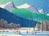 William Roy Brownridge, The Ancient Ones Look Down, 2004, acrylic on canvas