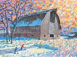 William Roy Brownridge, The Vanishing, acrylic on canvas