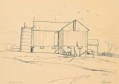 A. J. Casson, Bayview Ave., graphite on paper