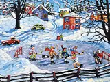 Rod Charlesworth, Friendly Foes, oil on canvas