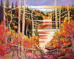 Curtis Golomb, Beautiful Day, acrylic on canvas