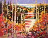 Curtis Golomb, Beautiful Day, acrylic on canvas
