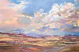 Brent R. Laycock, Rampart in the Sky, acrylic on canvas
