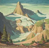 Luke Orton Lindoe, Untitled - Mount Assiniboine