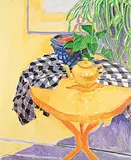 Robert F.M. McInnis, Yellow Teapot and Table