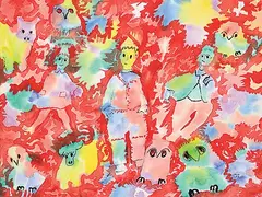 Janet Mitchell, I've Seen Everything Now, 1982, watercolour on paper