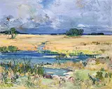 Wynona Croft Mulcaster, Saskatchewan, acrylic on canvas