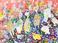 Janet Mitchell, I Have it on Good Authority, 1979, watercolour on paper