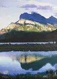 Hubert Nanzer, Mt. Rundle [Near Banff], 2006, oil on canvas