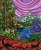 K. Neil Swanson, In the Language of Smoke, Feathers, Water and Trees, oil on canvas