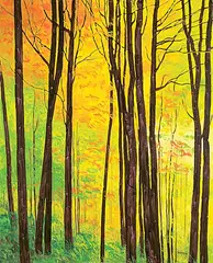 Keith Thomson, October View, oil on canvas