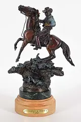 Vilem Zach, Chasing a Stray #10/50, bronze sculpture